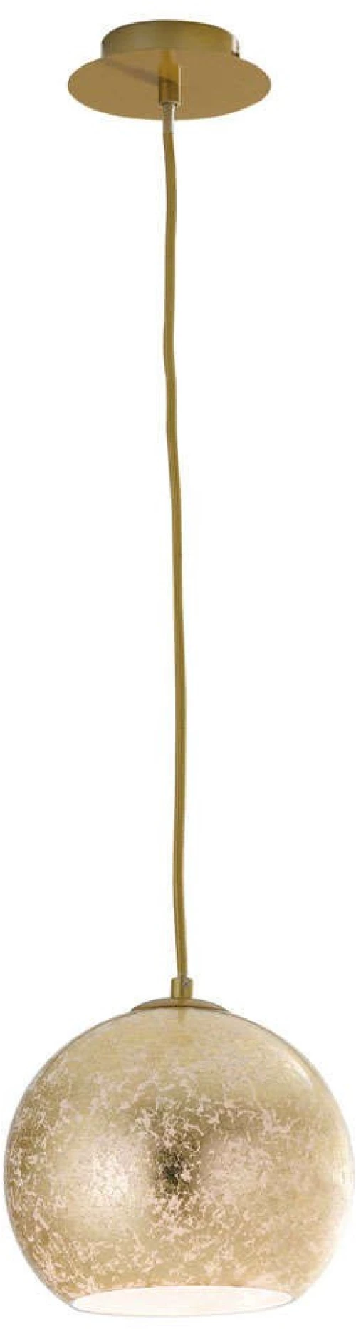 Φωτιστικό Οροφής Vanity I-VANITY/S20 ORO 1xE27 Φ20cm 120cm Gold Luce Ambiente Design Γυαλί