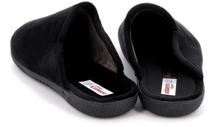 Ανδρική Παντόφλα Adam's Xρώματος Μαύρο 624-25501-19.1