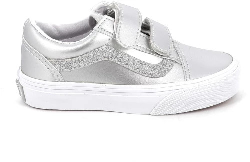 Παιδικό Χαμηλό Casual για Κορίτσι Vans Old Skool V Χρώματος Ασημί VN000CYA7VF1