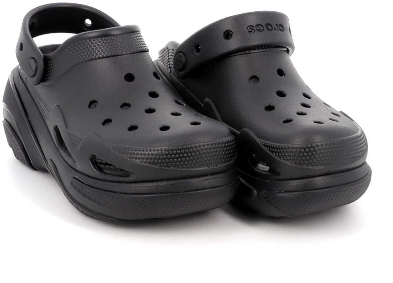 Γυναικείο Σαμπό Crocs Bubble Crush Clog Ανατομικό Χρώματος Μαύρο 210061-0WC