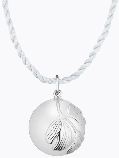 Ilado Κολιέ Ginkgo Silver