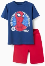 Zippy Σετ Βερμούδα Και Μπλούζα Μακώ Με Spiderman, Μπλέ Κοκκινο