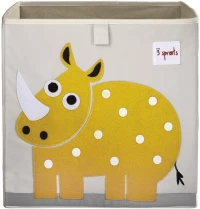 3 sprouts Καλάθι Για Παιχνίδια Τετράγωνο - Rhino