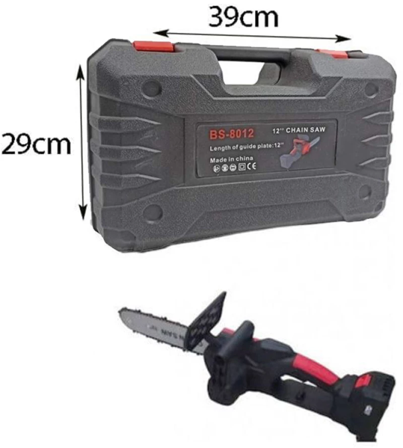 Κλαδευτικό Αλυσοπρίονο Μπαταρίας 24V 12″ Chain Saw BS-8012