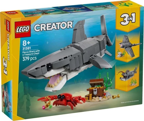 LEGO 31381 - LEGO CREATOR - Fierce Shark with a Treasure Chest