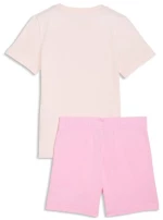 Puma ESS No.1 Logo Tee and Shorts Set PS 685240-21 PUMA Μπεζ