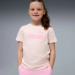 Puma ESS No.1 Logo Tee and Shorts Set PS 685240-21 PUMA Μπεζ