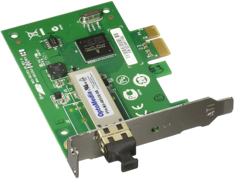 NIC Allied Telesis 1000SX/LC FIBER 1-port 1GB PCI-E L.P. DUPLEX