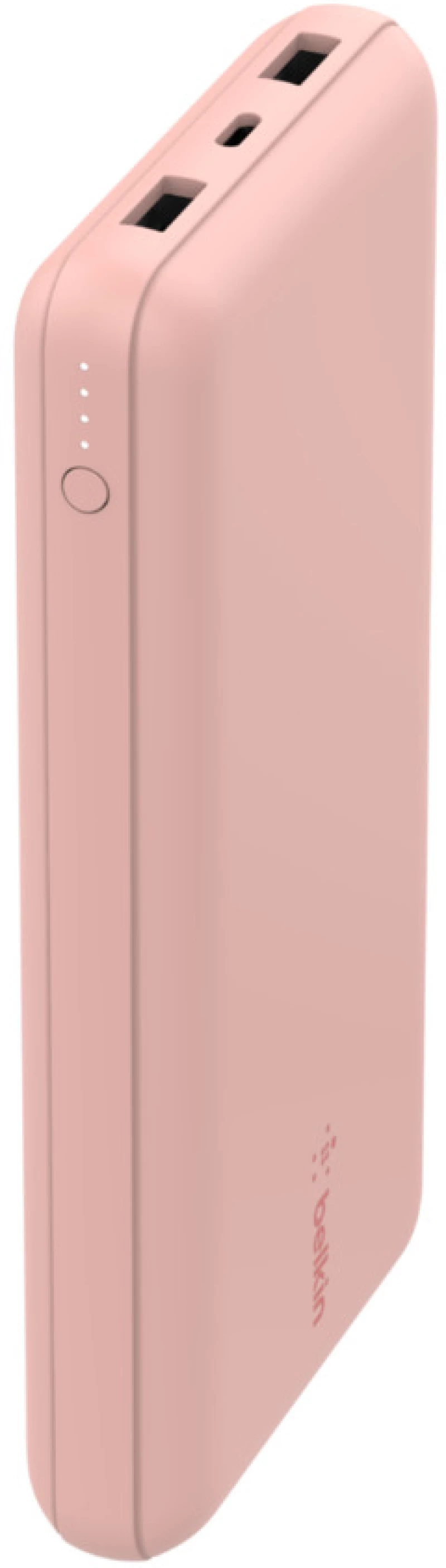 Belkin BPB012btRG 20K POWER BANK, USB-A & C 15W, ROSE GOLD