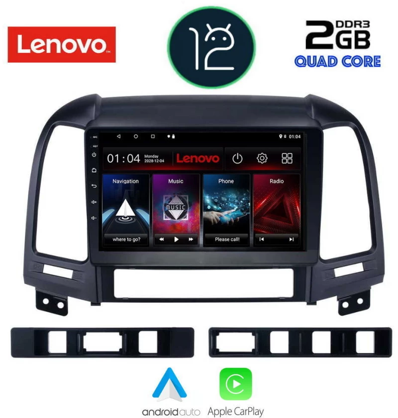 LENOVO LVB 4239_CPA (9inc) MULTIMEDIA TABLET OEM HYUNDAI SANTA FE  mod. 2005-2013