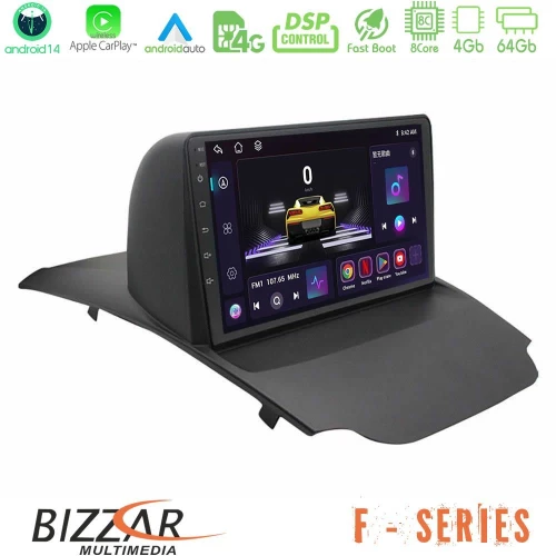 Bizzar f Series 8core Android14 4+64gb  Ford Ecosport 2014-2017 Navigation Multimedia Tablet 9" με Carplay & Android Auto u-f-Fd0599