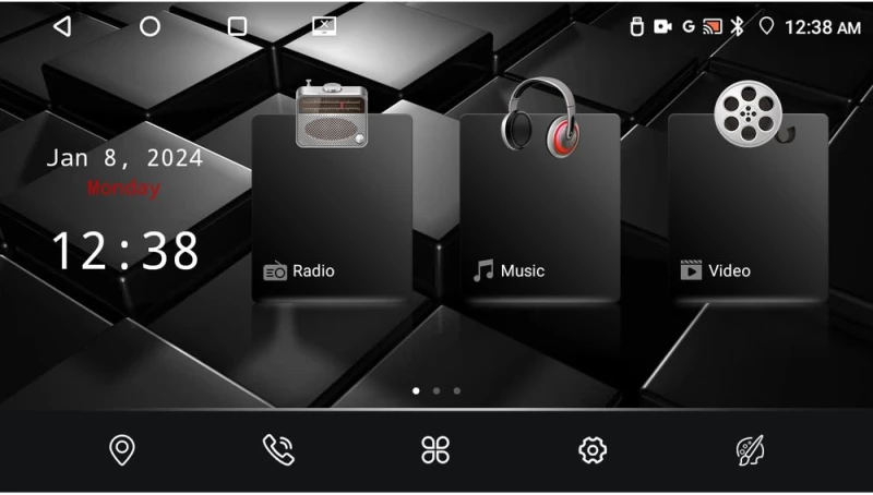 Nakamichi Nam5260 Series 4core Android13 4+64gb Dacia Duster 2014-2018 Navigation Multimedia Tablet 9" με Carplay & Android Auto u-n44-Dc0430