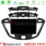 Nakamichi Nam5260 Series 4core Android13 4+64gb Ford Transit Custom/tourneo Custom Navigation Multimedia Tablet 9" με Carplay & Android Auto u-n44-Fd680