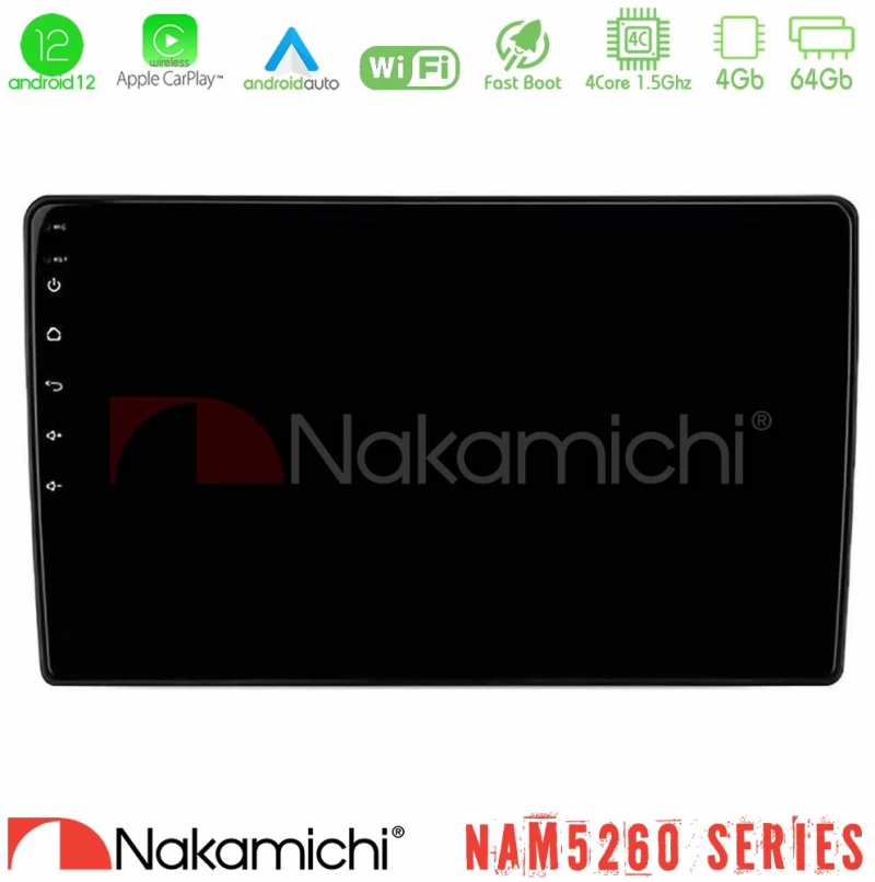 Nakamichi Nam5260 Series Suzuki Celerio 2014-2020 4core Android13 4+64gb Navigation Multimedia Tablet 9" με Carplay & Android Auto u-n44-Sz0537