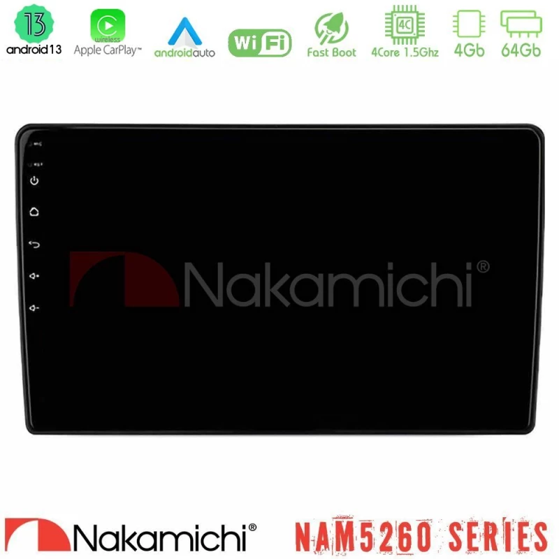 Nakamichi Nam5260 Series 4core Android13 4+64gb Ford 2007-2014 Navigation Multimedia Tablet 9" με Carplay & Android Auto u-n44-Fd1355