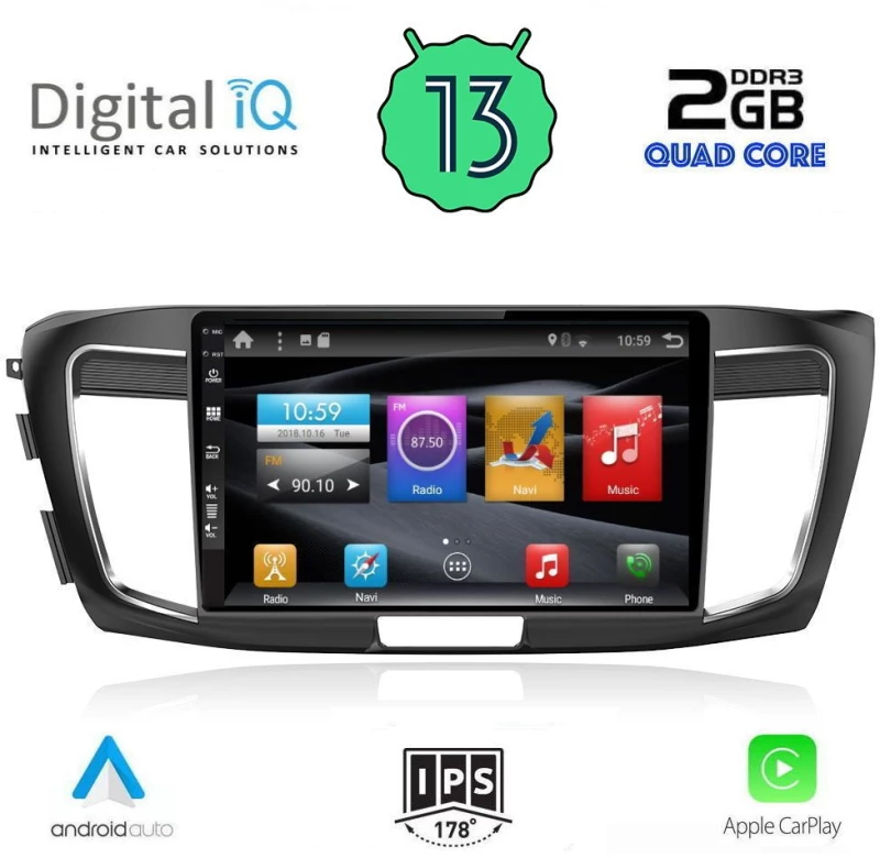 DIGITAL IQ BXH 3183_CPA (9inc) MULTIMEDIA TABLET for HONDA ACCORD mod. 2008-2013