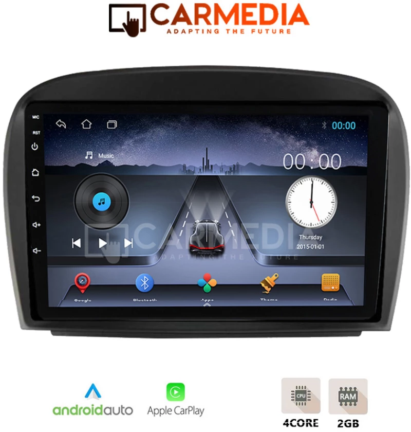 CARMEDIA CM209C-13 PERFORMANCE TABLET 9'' OEM MERCEDES SL (R230) FACELIFT 2006-2012