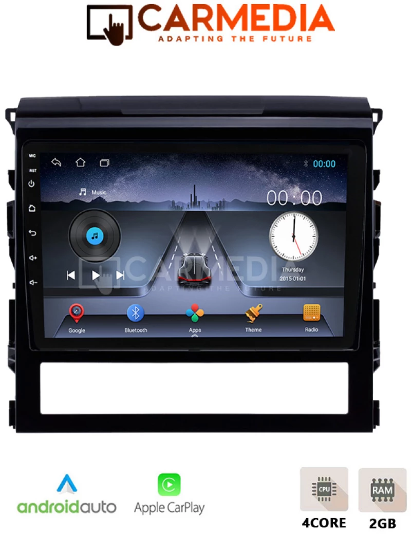 CARMEDIA CM209C-13 PERFORMANCE TABLET 9'' OEM TOYOTA LANDCRUISER 2016-2019