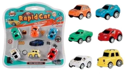 Σετ Αυτοκινητάκια  Mini 6τμχ