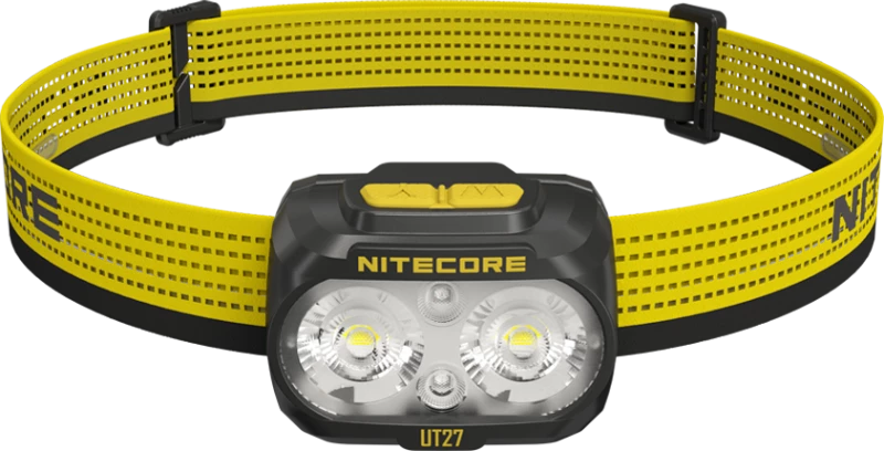 ΦΑΚΟΣ LED NITECORE HEADLAMP UT27 Pro MCT 800Lumens + 2x HBL1500Lion Battery, Black