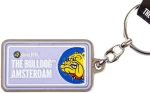 The Bulldog Amsterdam Μεταλλικό Μπρελόκ Licence Plate - Μωβ