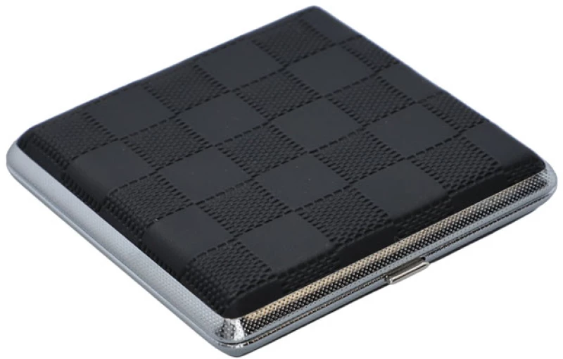 Gentelo Ταμπακιέρα Black - Embossed Checkboard