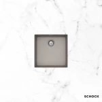 Schock Cristalite Manhattan Νεροχύτης Γρανιτένιος Υποκαθήμενος 45,6x45,6εκ Concrete