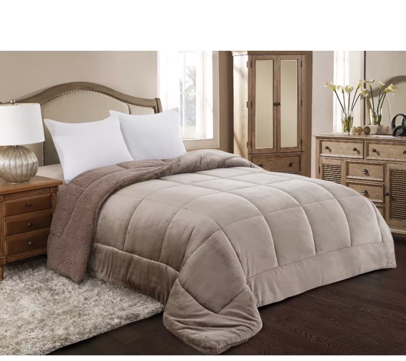 ΚΟΥΒΕΡΤΟΠΑΠΛΩΜΑ ΗΜΙΔΙΠΛΟ 180X240 ADAM HOME (805) BROWN - 180X240