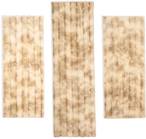 Χαλιά Κρεβατοκάμαρας (Σετ 3τμχ) Mcdecor Rabbit Beige - MCDECOR - -