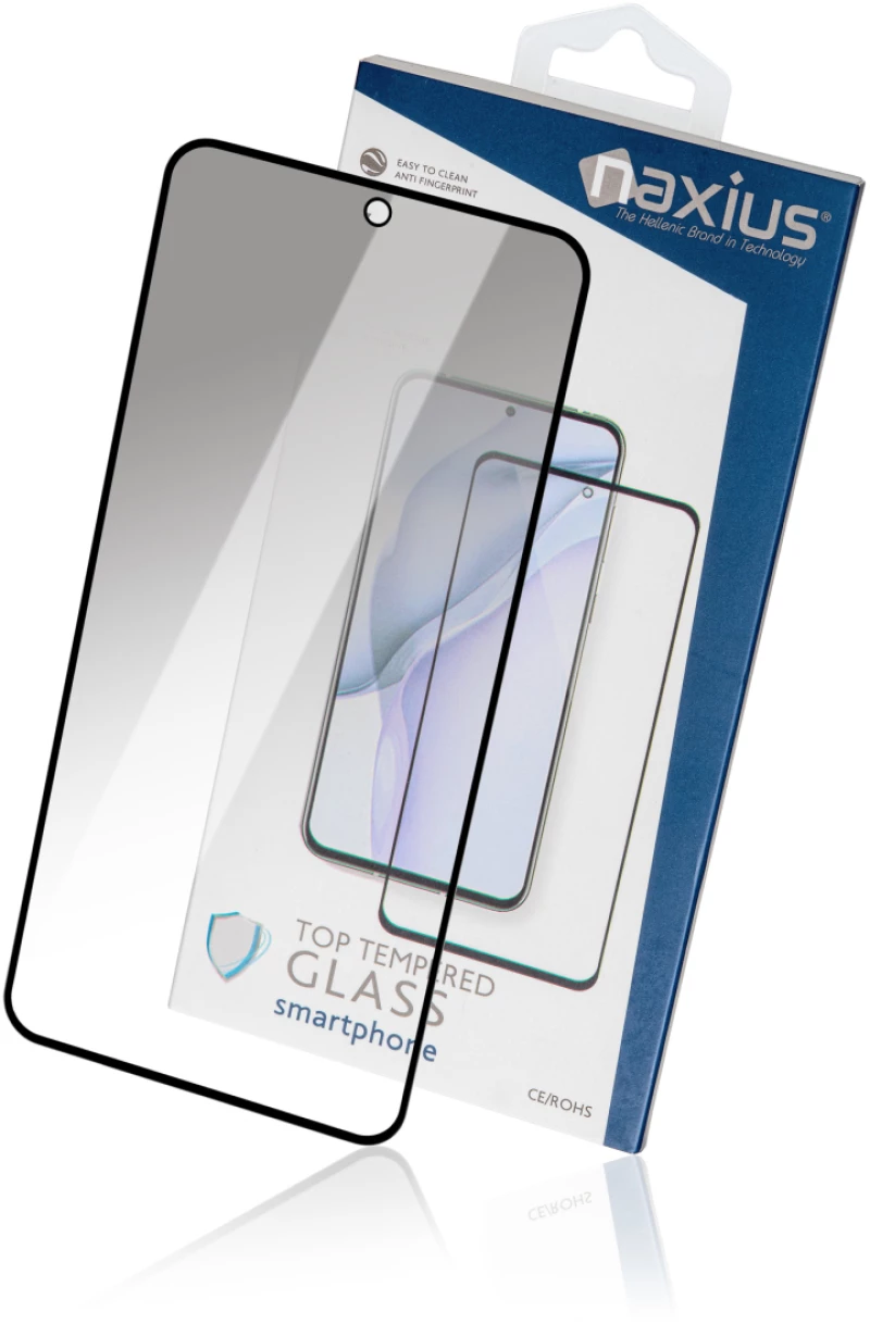 Naxius Privacy Tempered Glass 9H Samsung S24 FE Full Screen 6D Unlock Version Black CE_RoHS Naxius