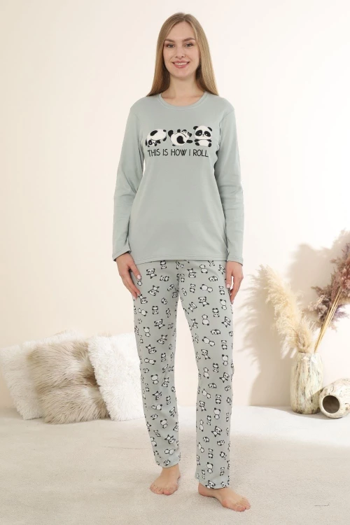 Πιτζάμα Γυναικεία Homewear 0413 - ΜΕΝΤΑ