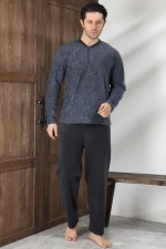 Ανδρική Πιτζάμα Fleece 0634 - ΑΝΘΡΑΚΙ