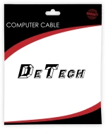 Power cord DeTech  For laptop  CEE 7/7 - IEC C13  High Quality  5.0m - 18418
