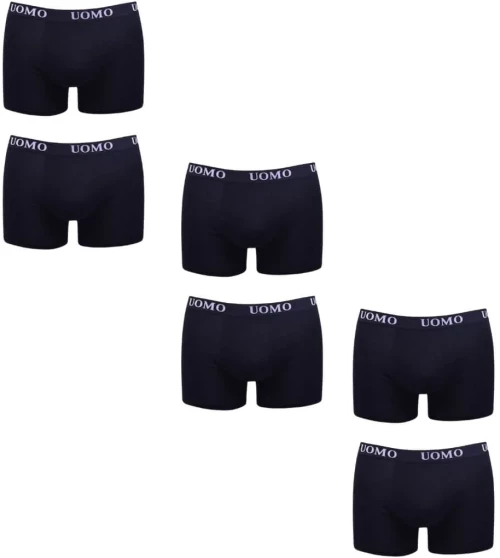 Boxer Ανδρικά 6Pack C1012 - ΜΑΥΡΟ
