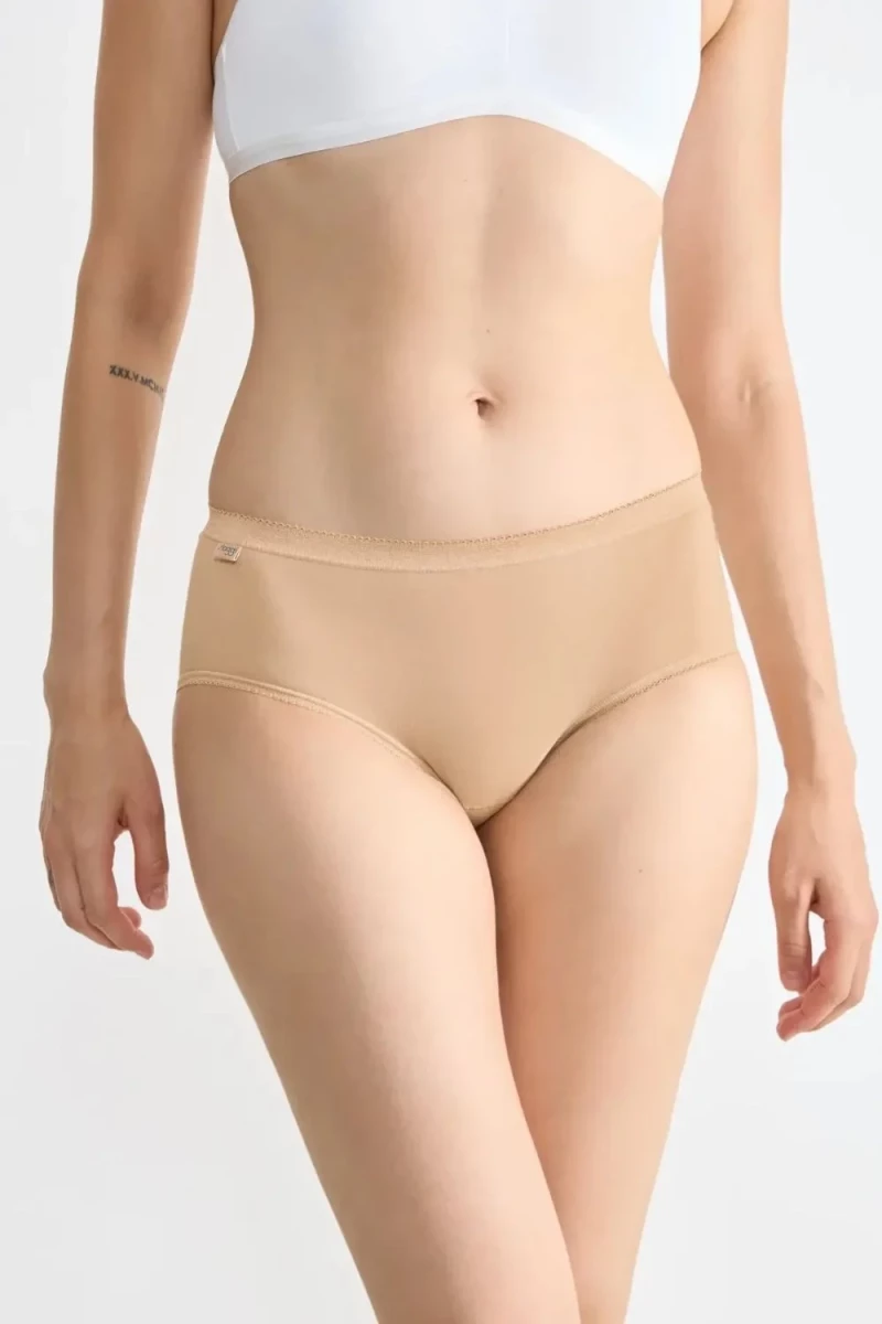Sloggi Basic Midi Γυναικείο Slip Βαμβακερό 10005038-0026 - ΜΠΕΖ