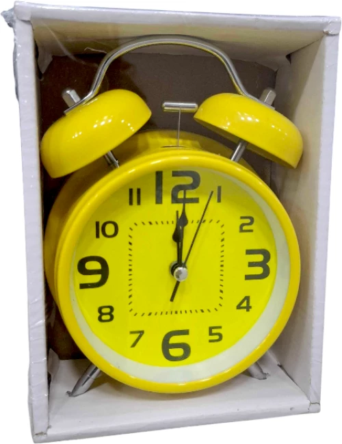 Επιτραπέζιο ρολόι - Ξυπνητήρι - 8806-11 - 806115 - Yellow