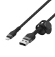 Belkin CAA010bt3MBK BOOST CHARGE™  USB-A to LTG_Braided silicone, 3M, Black
