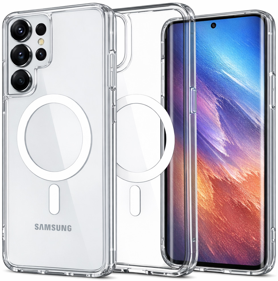 Θήκη TPU Ancus Magnetic Ring για Samsung SM-S938 Galaxy S25 Ultra 5G Διάφανη