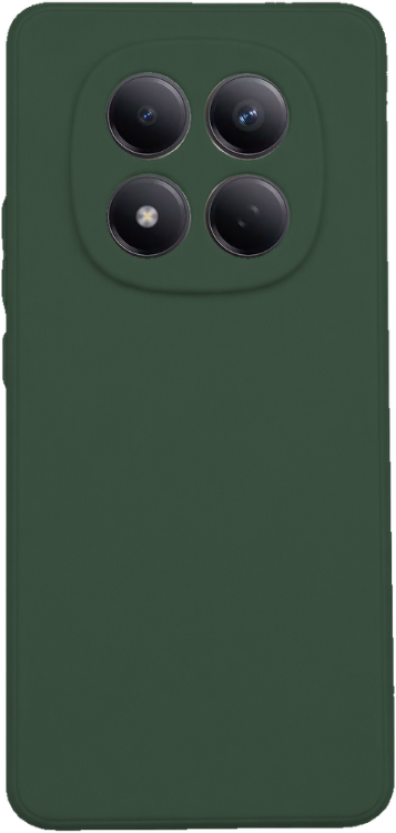 Θήκη σιλικόνης TPU Ultra Slim 0.3mm Soft Mat για Xiaomi Redmi Note 15 Pro - Σκούρο Πράσινο