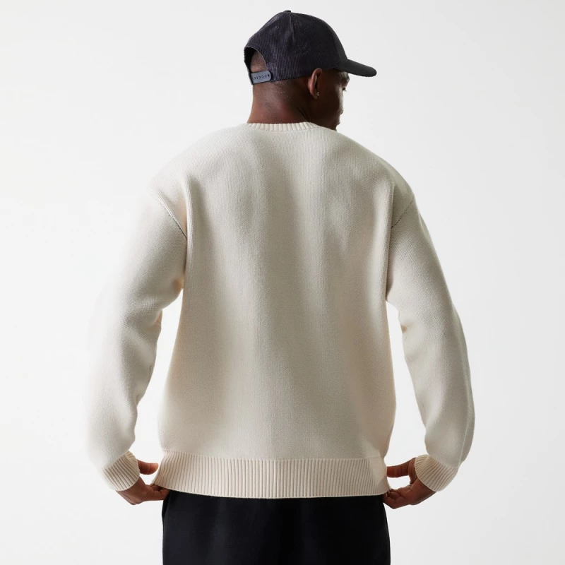 NEW ERA NBA KNIT SWEATER LOSLAK  LTC 60684350 NEW ERA Μπεζ
