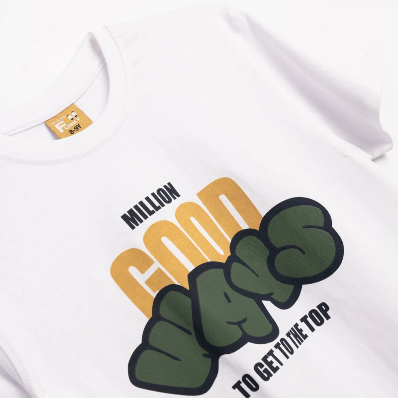 Funky Μπλούζα Good Ways, Λευκό