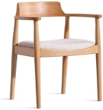 Πολυθρόνα Roma Teddy 117FRF1310 62x44x80cm Natural-Cream Ξύλο,Ύφασμα