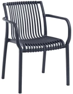 Πολυθρόνα Modena Ε3901,2 57x58x79cm Anthracite
