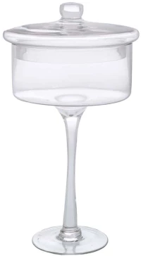 Φοντανιέρα 91969 Φ18x35cm Clear Γυαλί