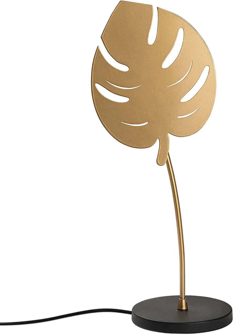 Φωτιστικό Επιτραπέζιο Leaf 892OPV2579 21x17x56cm 1xE14 40W Gold Opviq