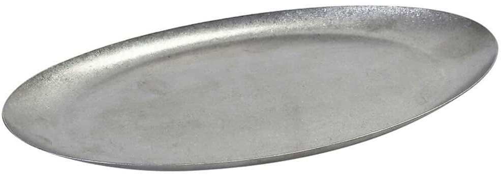 Πιάτο Ρηχό Snow FEV121 22x12x1cm Silver Espiel Ανοξείδωτο Ατσάλι