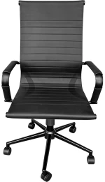 Καρέκλα γραφείου διευθυντή Valter pakoworld pu μαύρο 55.5x58x108εκ