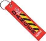 Μπρελόκ Υφασμάτινο με κέντημα danger do not pull