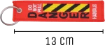 Μπρελόκ Υφασμάτινο με κέντημα danger do not pull