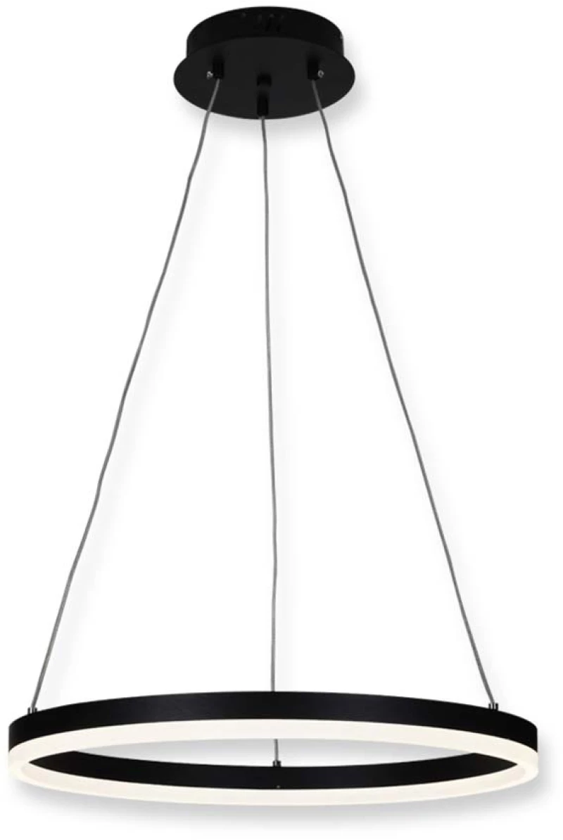 Φωτιστικό Κρεμαστό Sun Light  Kievo D88059/1-BK Μαύρο Ματ (Tunable White)
